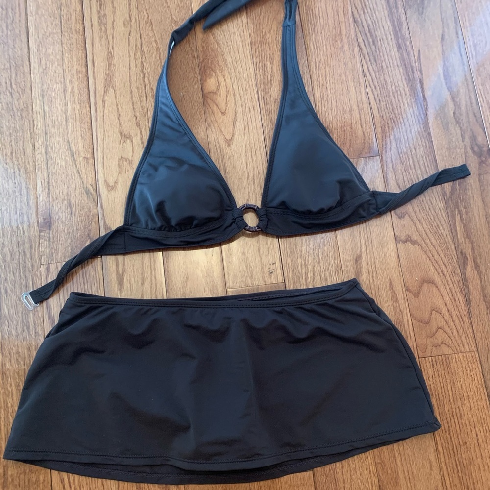 Chocolate Brown 2 Piece Bathing Suit